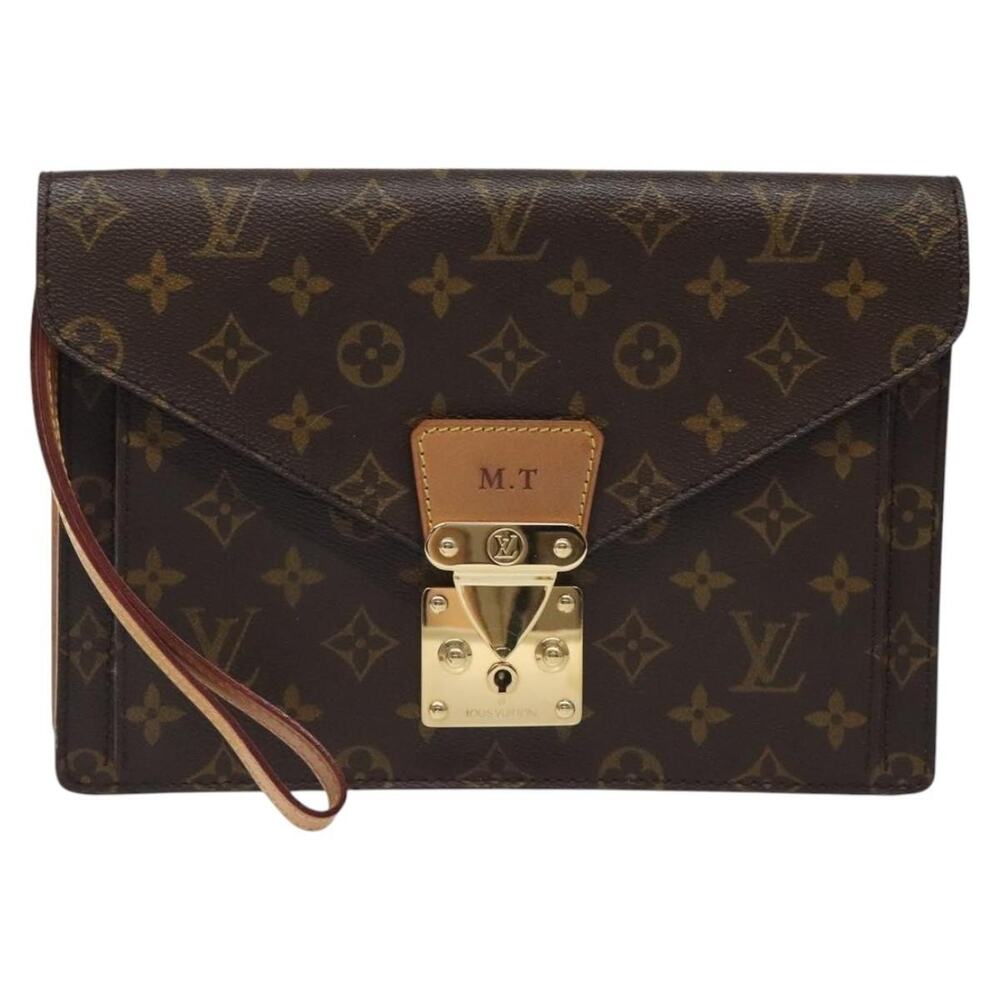 Louis Vuitton Monogram Serie Dragonne Handbag Spo Brown